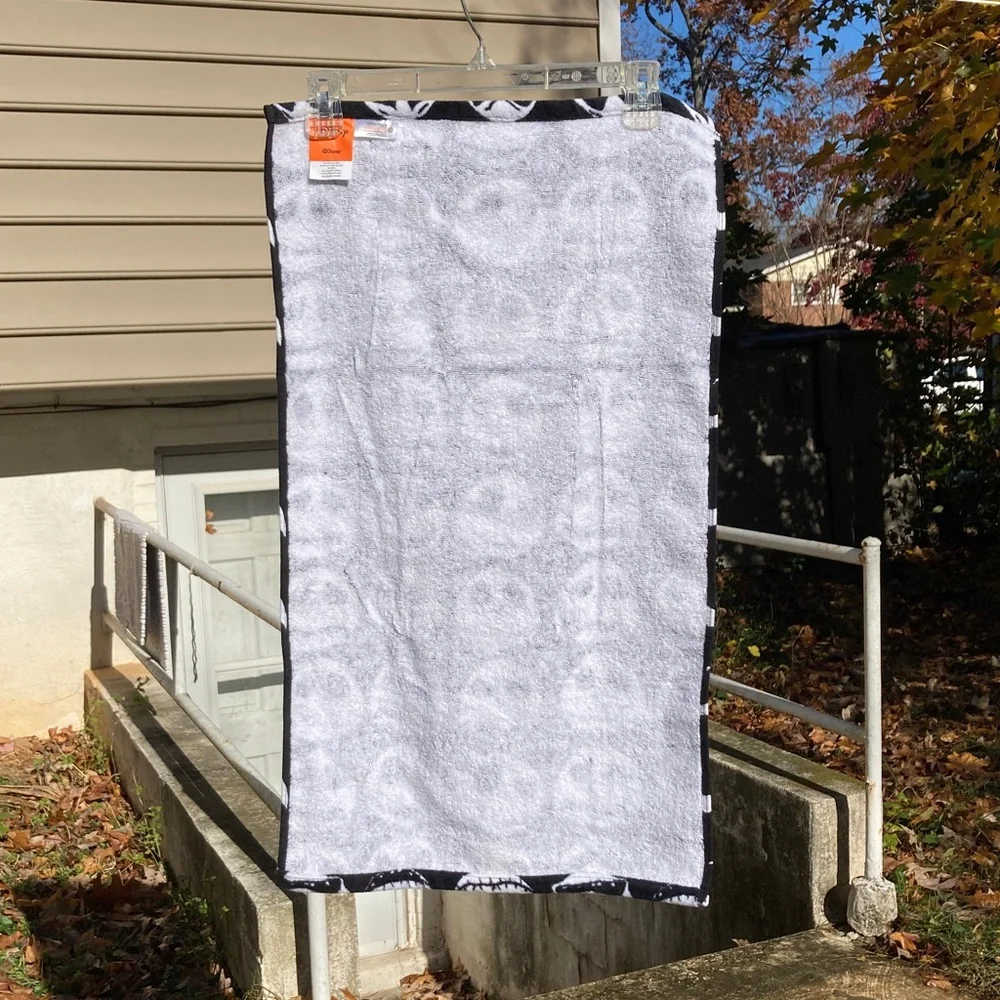 JACK SKELLINGTON Disney The Nightmare Before Christmas Hand Towel 16 x 28 inches